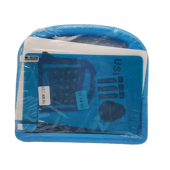 Ipad Mini 1st Generation Cover with Handle 1 2 3 4 5 Blue - Picture 1 of 4